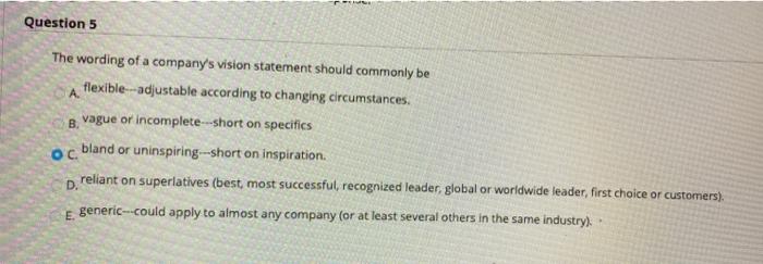 . are needed only in those areas directly related to a company's