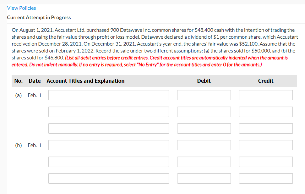  View Policies Current Attempt in Progress On August 1, 2021, Accustart