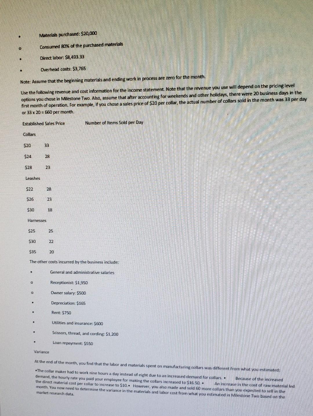 Old MathJax webview what info do you need Materials purchased: $20,000 Consumed