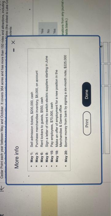 7 Queston 8 Question 9 Cedar Point is an amusement park in