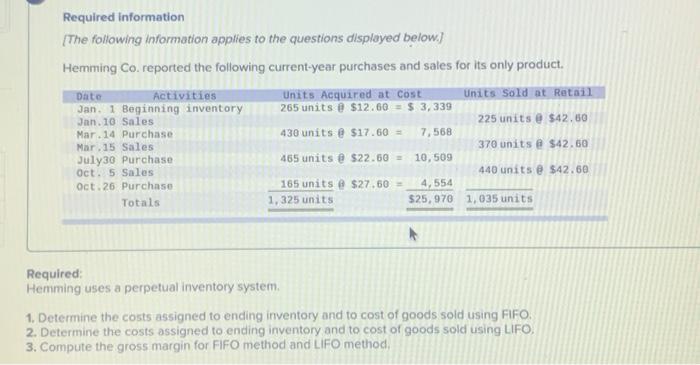 help with the three required steps , will upvote Required information [The