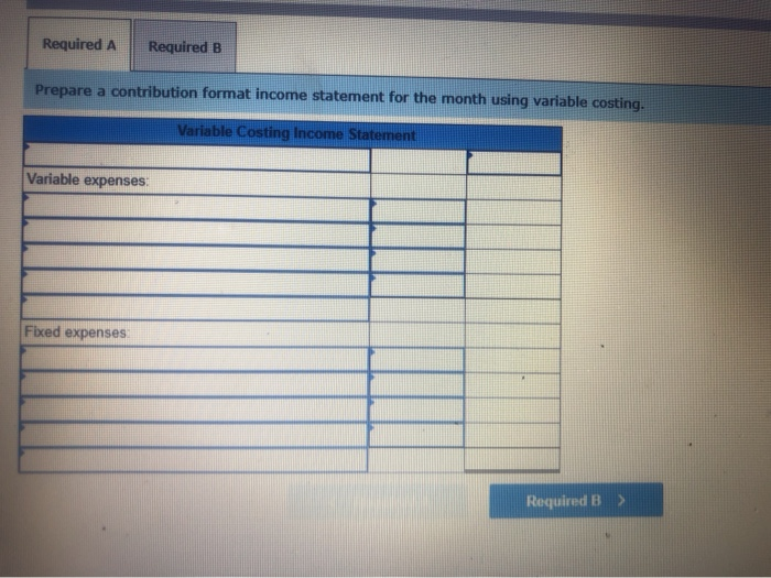 Corporation, which has only one product, has provided the following data concerning