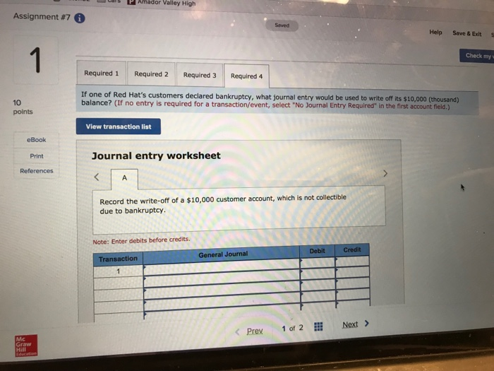 (For all requirements, enter your answers in whole dollars.) 1. Assume Red