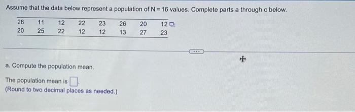 sample mean that is smaller than the mean for these nine sampled