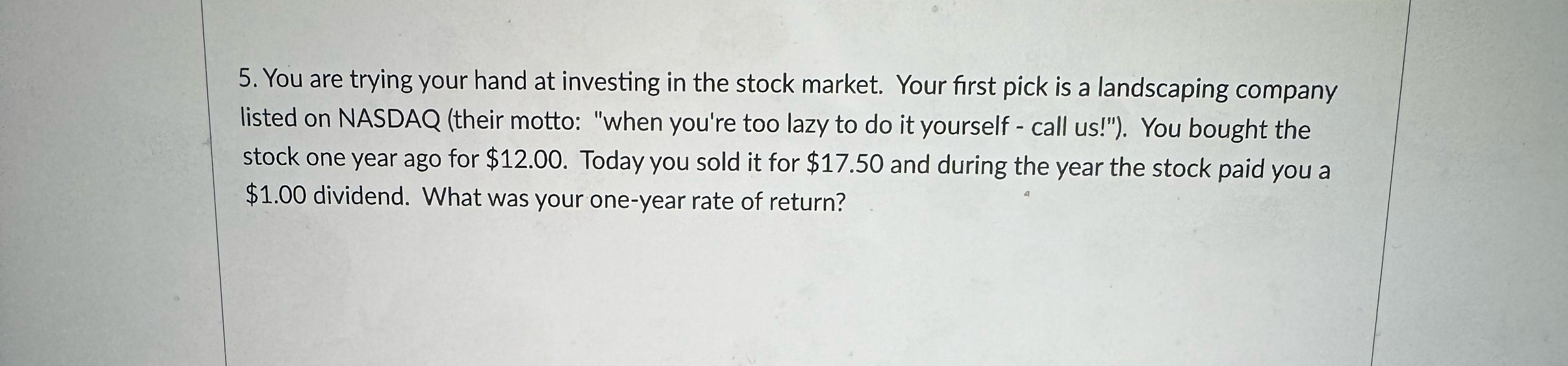  Please show work using no exponets: You are trying your hand