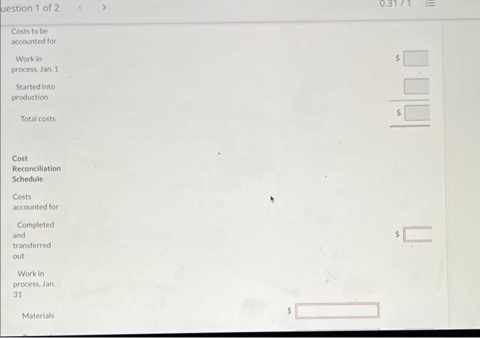 There are multiple process departments. Three of these departments are the Molding,