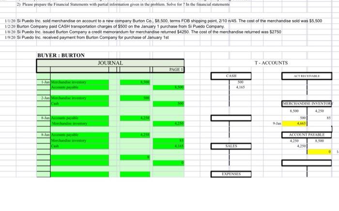 Tabul 24 0 Q Instructions 1) Please Journalize the 4 transxtions below