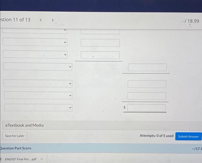 (37,120) Total $691,360 $646,120 Liabilities and Stockholders' Equity Accounts pavable $ 42.920