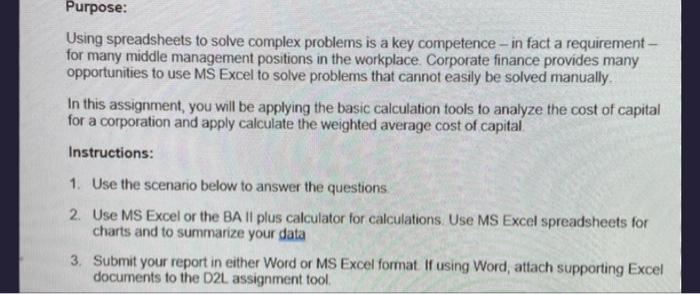  Using spreadsheets to solve complex problems is a key competence -
