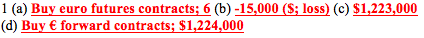 and Hedging) Trident (US) wishes to manage a 800,000 account payable arising