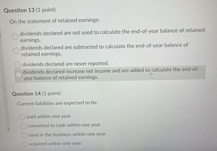 of the following accounts would normally be classified as a current liability?