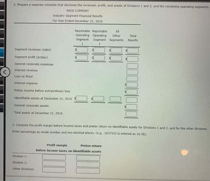 Company: Cost of goods sold $121,120 Loss due to flood (pretax) $
