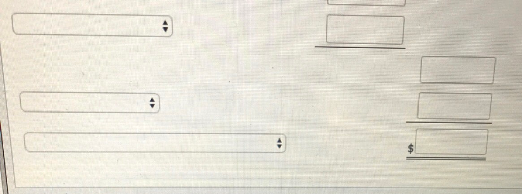 for Waterway Company's balance sheet at December 31, 2020. Accounts receivable Cash