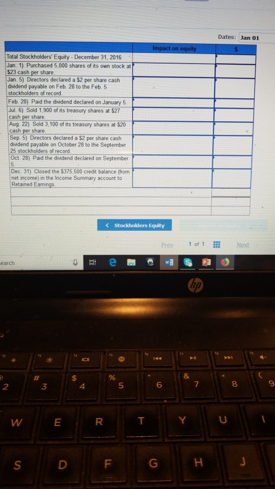 31 Closed the $375, 500 credit balance (from net income) in the
