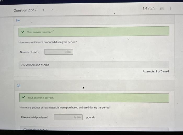 about the production of Jennifer Co. and are asked to provide the