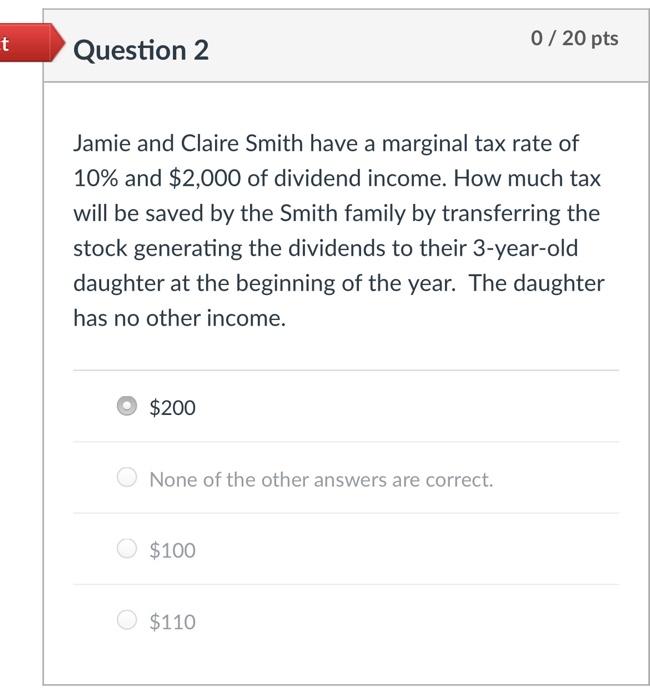 what is the correct answer for this question? t 0 / 20