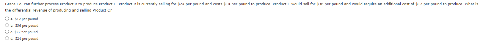 Company is operating at 90% of capacity and is currently purchasing a