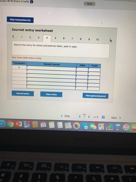 136 Tob 137 ob 139 Job 140 Total direct materials Indirect materiala