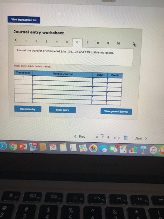 to a computer consultant to reprogram factory equipment. d. Time tickets record