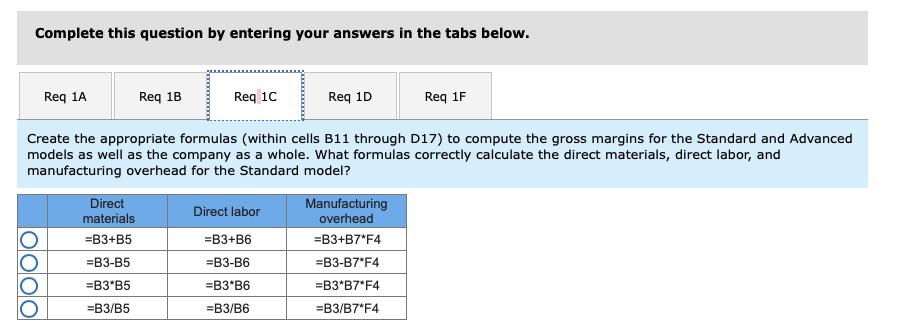 respect to these two products: Number of units produced and sold Selling