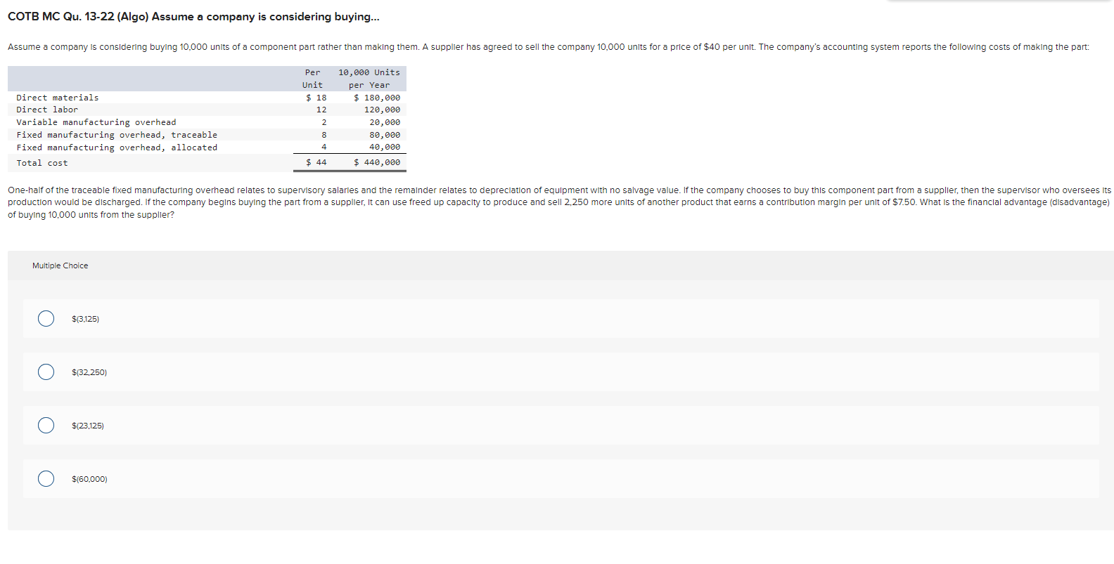 12 ) please answer. I will give a good feedback COTB MC