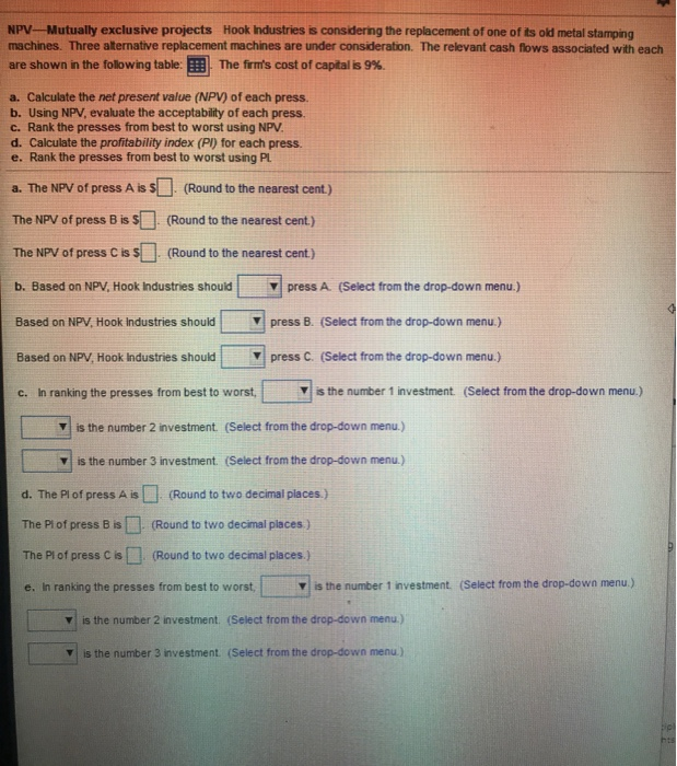  Please answer all parts and decide whether to accept or reject