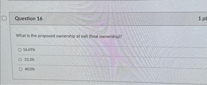 to 22 using the following information.) EBV is considering a \$6M Series