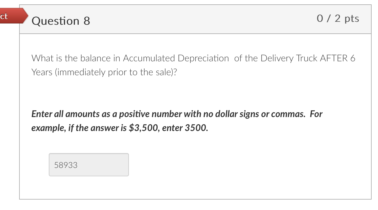  Question 8 Answer the ten (10) questions given the following data