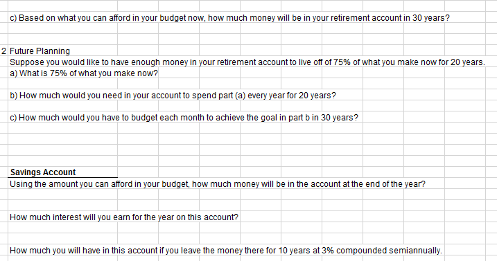  Can anyone assist me in this excel problem for math My