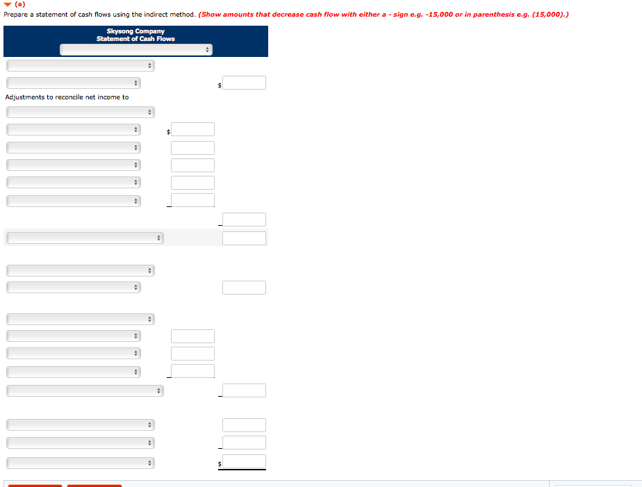 of Skysong Company. Skysong Company Comparative Balance Sheets Assets Cash Accounts receivable