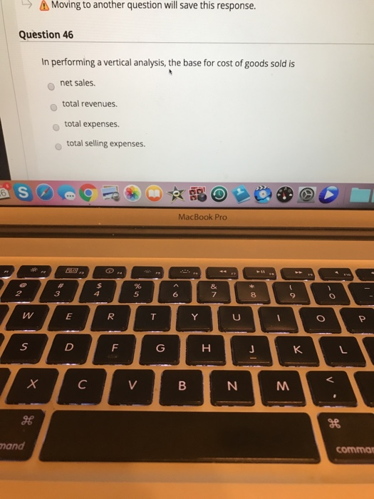  5 Moving to another question will save this response. Question 46