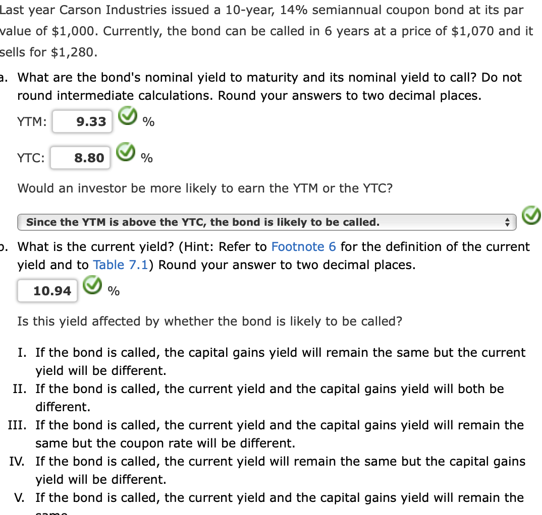  c. What is the expected capital gains (or loss) yield for