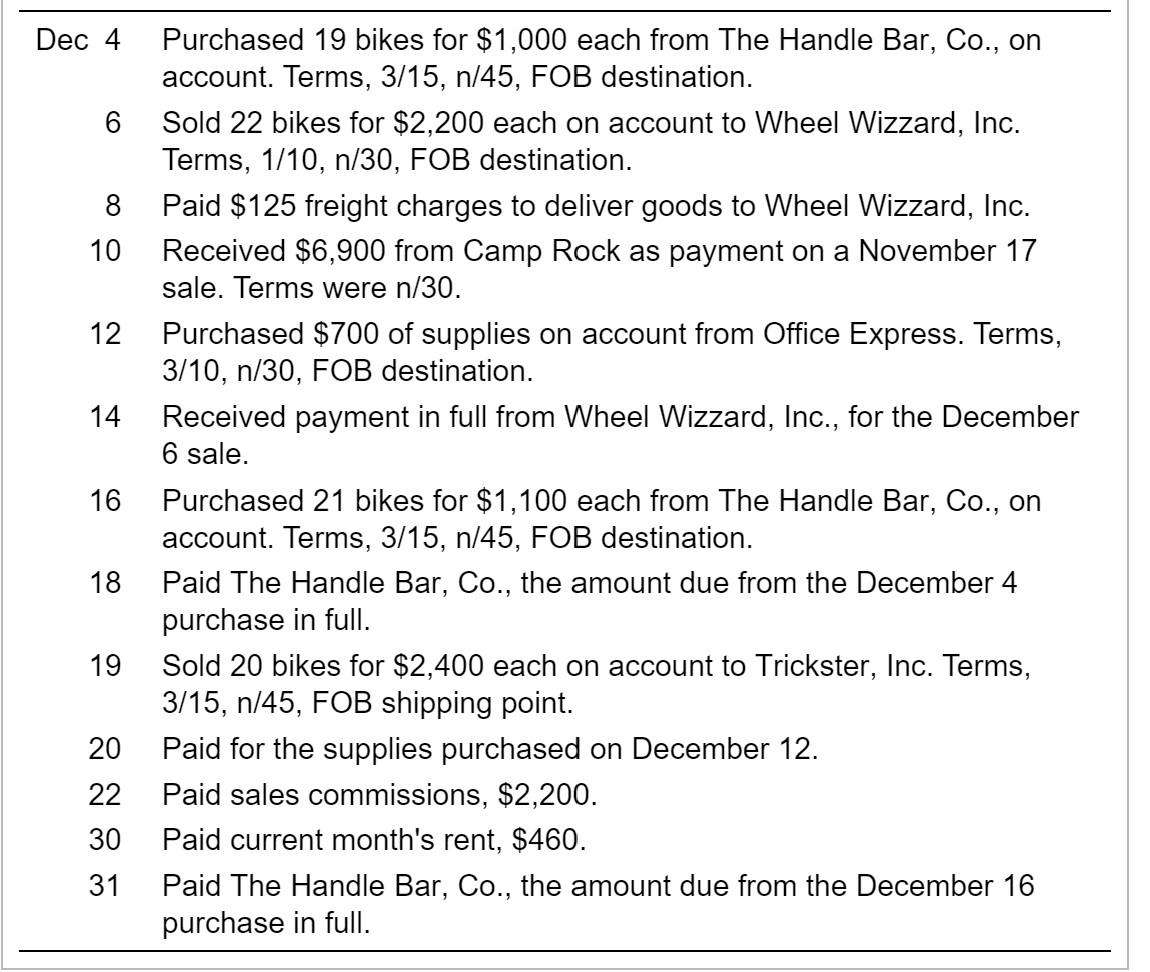 in the perpetual inventory record net of any discounts, as it is