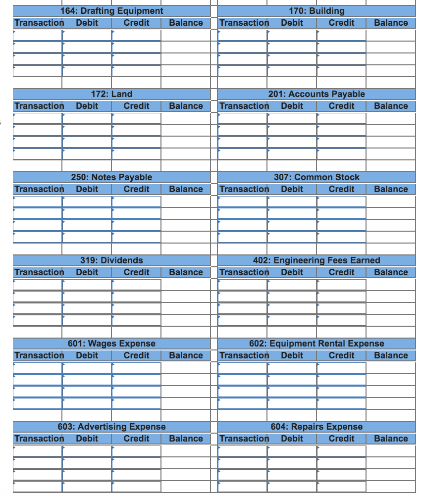 cash, office equipment with a value of $9,700, and $64,000 of drafting
