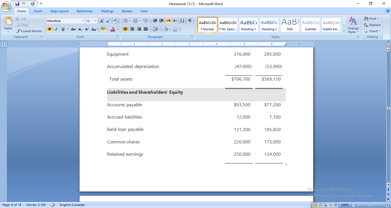Flows: During the year, the company purchased equipment costing $Enter a dollar