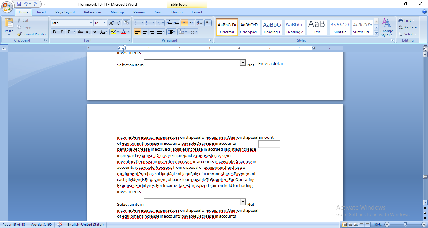 2 Title Subtle Em... Format Painter E Select Editing Styles Clipboard Font