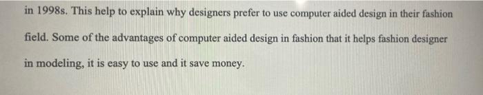 is the thesis parallel ? in 1998s. This help to explain why