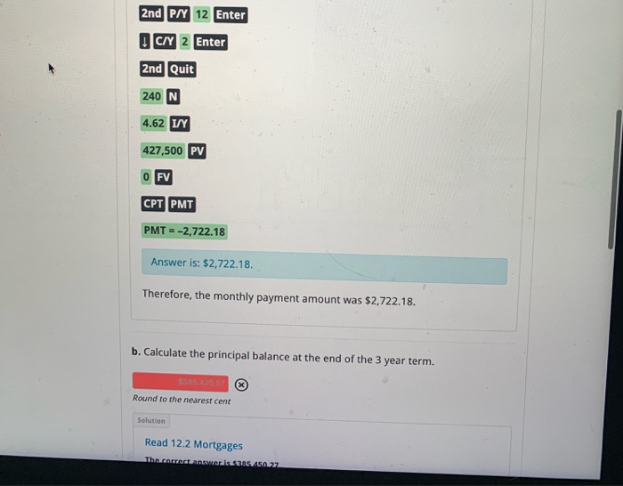 to solve a similar question: Melanie purchased a house for $325,000. She