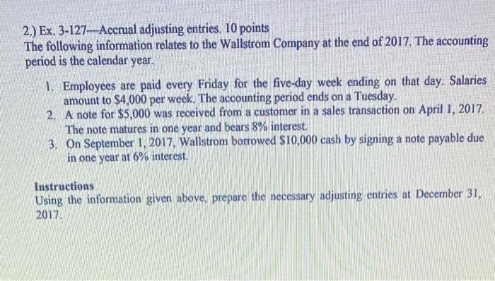 points Present, in journal form, the adjustments that would be made on