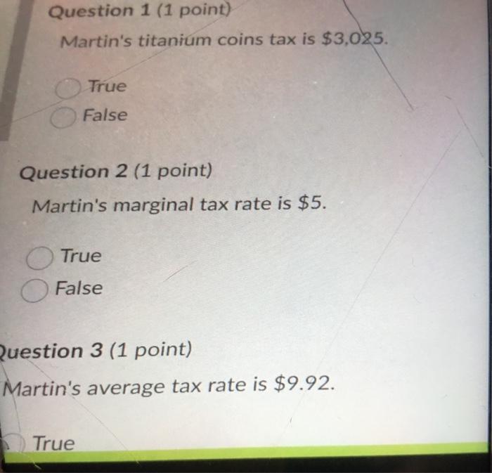 please answer the three questions please answer my question Question 1 (1