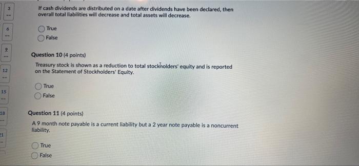  If cash dividends are distributed on a date after dividends have