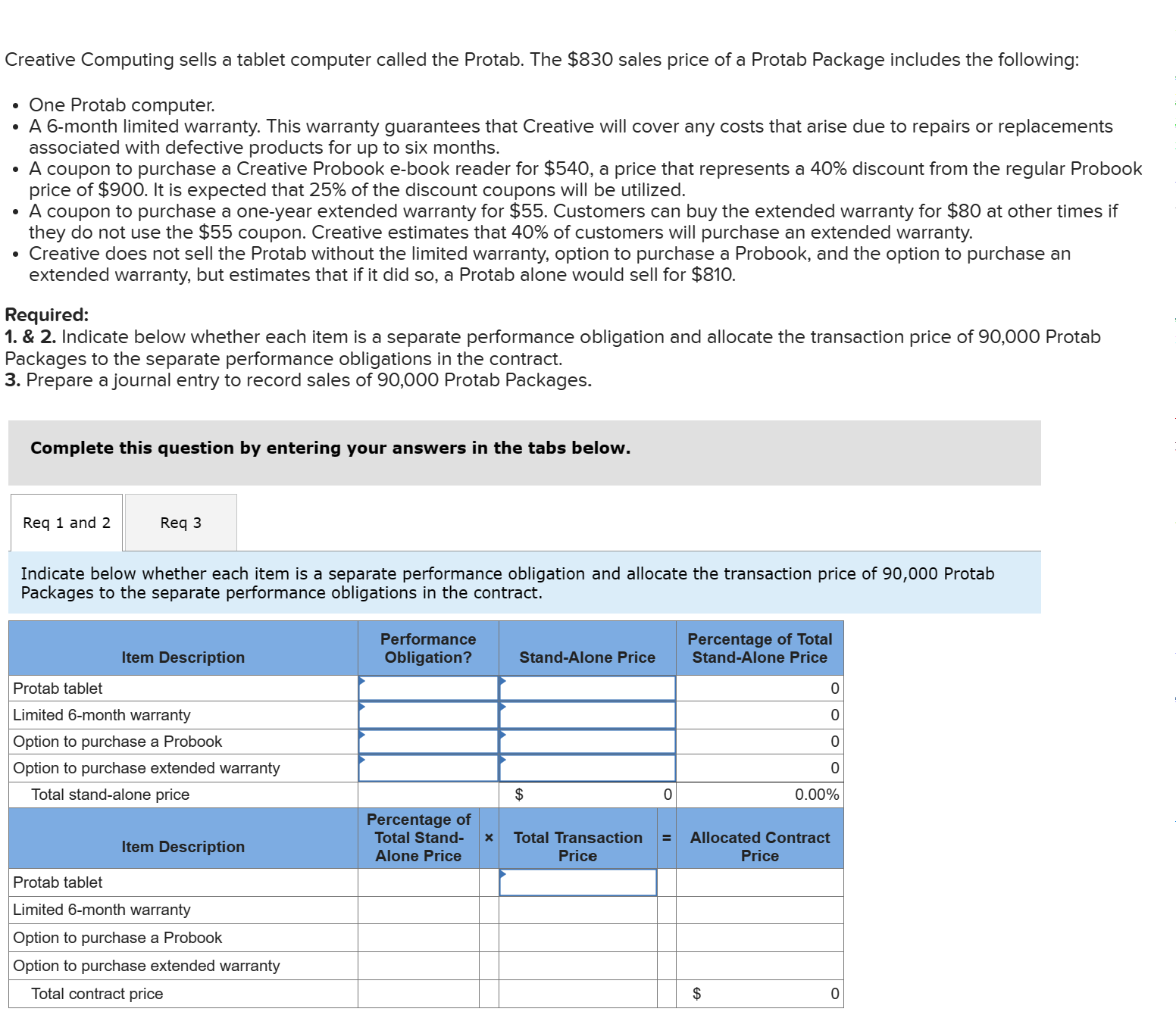  Creative Computing sells a tablet computer called the Protab. The $830