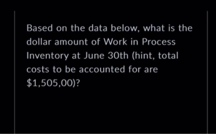  plz help answer the question by using the data given at