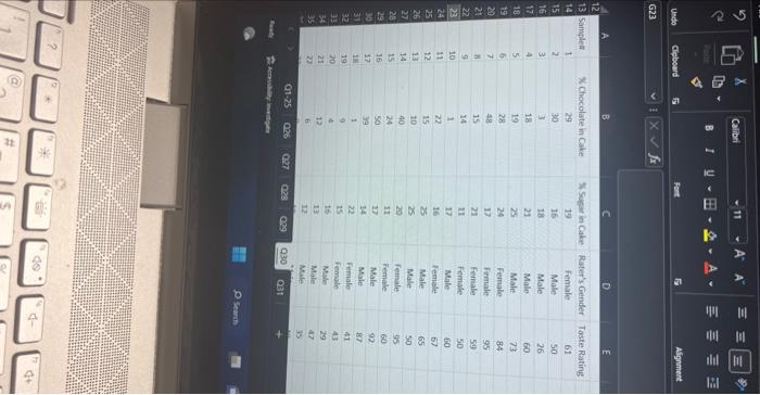 Data Review Vlew Help Search (Ait+Q) Caliori 11 * AA * B