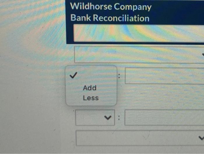 bank statement balance is $8,500 b. The cash account balance is $6,660.