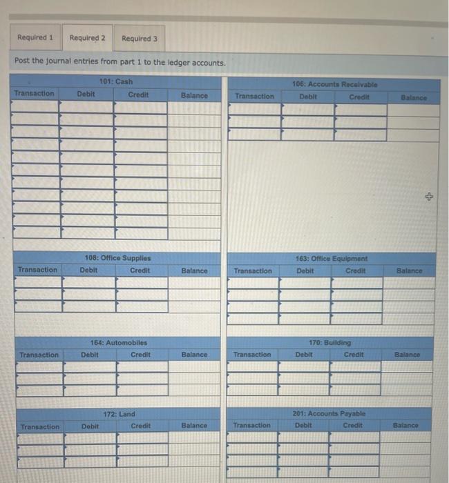 office equipment by paying $20,300 cash. k. The company completed $7,000 of