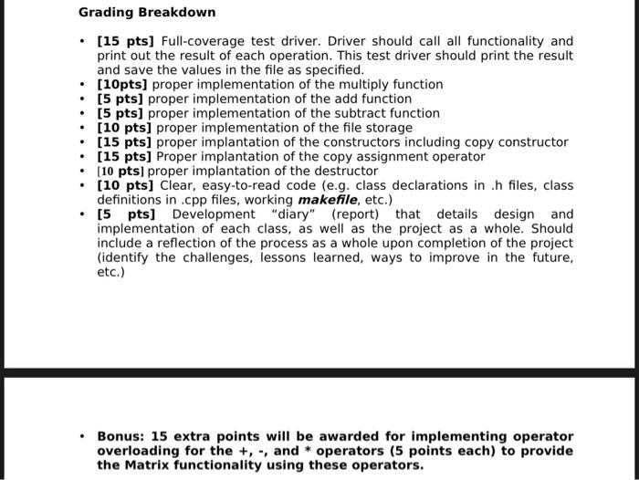 this project, you will be developing a class to represent an RC