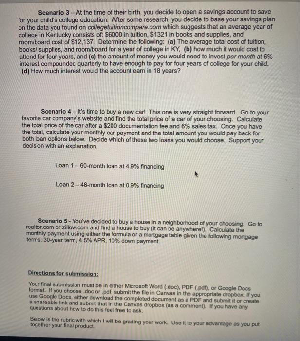 of information to help you become a better consumer. For this CP,