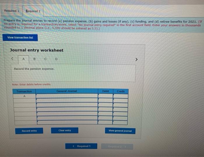 in thousands) $360 Discount rate, 7% Expected return on plan assets, 12%