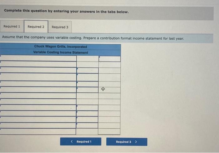company uses absorption costing. Compute the unit product cost for one barbecue